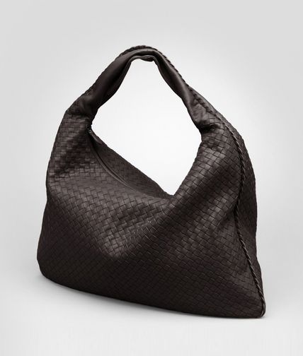 BOTTEGA VENETA - Ebano Intrecciato Nappa Maxi Veneta