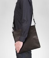 Bottega Veneta® Ebano Intrecciato VN Cross Body Bag Bottega Veneta® Ebano Intrecciato VN Cross Body Bag