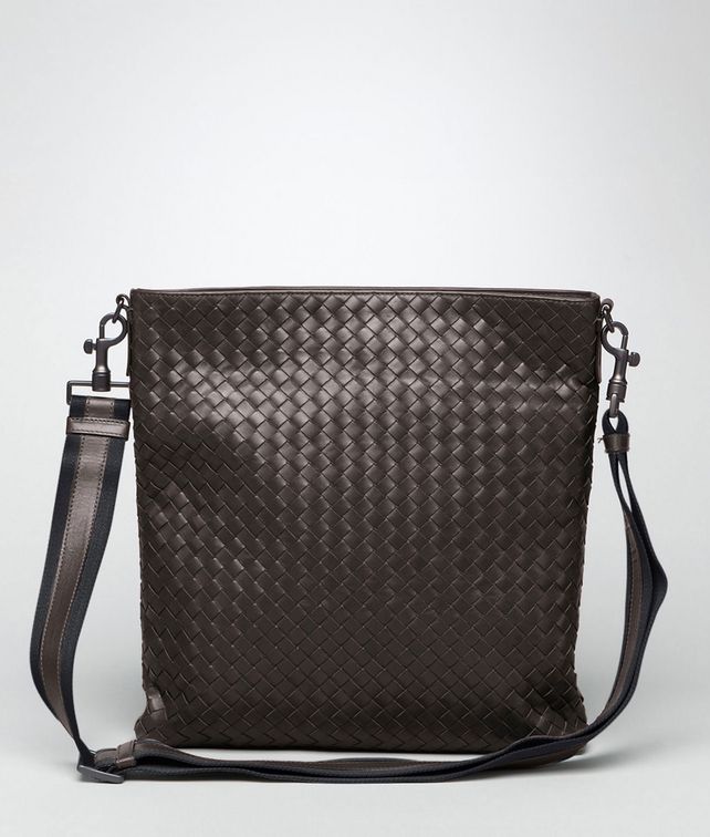 BOTTEGA VENETA Ebano Intrecciato VN Cross Body Bag Messenger Bag U fp