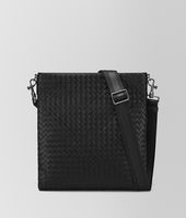 Bottega Veneta® Nero Intrecciato VN Cross Body Bag Bottega Veneta® Nero Intrecciato VN Cross Body Bag