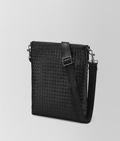 Bottega Veneta® Nero Intrecciato VN Cross Body Bag Bottega Veneta® Nero Intrecciato VN Cross Body Bag