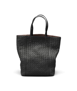 BOTTEGA VENETA - Nero Intrecciato Nappa Tote