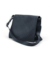 Bottega Veneta® Cross Body Messenger aus VN-Leder Intrecciato Celeste Bottega Veneta® Cross Body Messenger aus VN-Leder Intrecciato Celeste