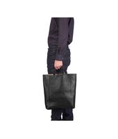 Bottega Veneta® Tote Bag aus VN-Leder Intrecciato Nero Bottega Veneta® Tote Bag aus VN-Leder Intrecciato Nero