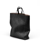 Bottega Veneta® Tote Bag aus VN-Leder Intrecciato Nero Bottega Veneta® Tote Bag aus VN-Leder Intrecciato Nero