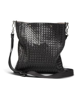 BOTTEGA VENETA - Nero Intrecciato VN Cross Body Bag