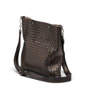 Bottega Veneta® Ebano Intrecciato VN Cross Body Bag Bottega Veneta® Ebano Intrecciato VN Cross Body Bag