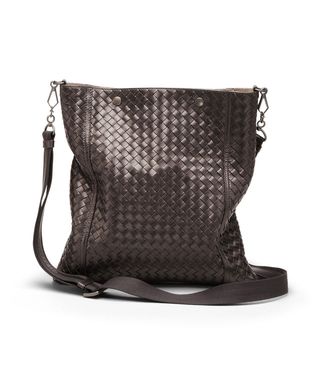 BOTTEGA VENETA - Ebano Intrecciato VN Cross Body Bag