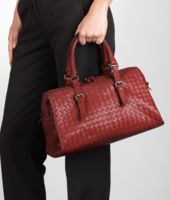 Bottega Veneta® Tasche aus leichtem Kalbsleder Intrecciato Brique Bottega Veneta® Tasche aus leichtem Kalbsleder Intrecciato Brique