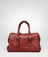 Bottega Veneta® Tasche aus leichtem Kalbsleder Intrecciato Brique Bottega Veneta® Tasche aus leichtem Kalbsleder Intrecciato Brique