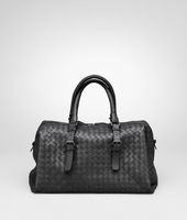Bottega Veneta® Nero Intrecciato Light Calf Bag Bottega Veneta® Nero Intrecciato Light Calf Bag