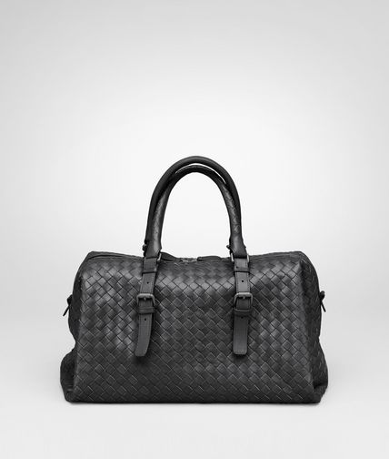 BOTTEGA VENETA - Nero Intrecciato Light Calf Bag