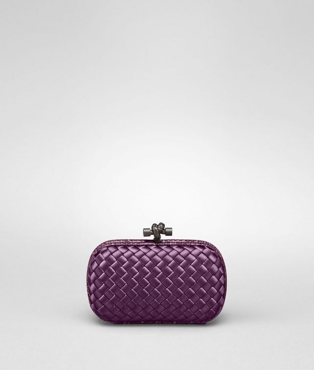 BOTTEGA VENETA KNOT CLUTCH IN COROT INTRECCIO IMPERO, AYERS DETAILS Clutch D fp