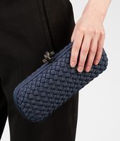 Bottega Veneta® Prusse Intrecciato Silk Stretch Knot Bottega Veneta® Prusse Intrecciato Silk Stretch Knot