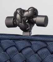 Bottega Veneta® Prusse Intrecciato Silk Stretch Knot Bottega Veneta® Prusse Intrecciato Silk Stretch Knot