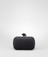 Bottega Veneta® Nero Satin Knot Bottega Veneta® Nero Satin Knot