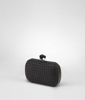 Bottega Veneta® Nero Satin Knot Bottega Veneta® Nero Satin Knot