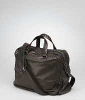 Bottega Veneta® Espresso Ebano Waxed Leather Soft Caiman Informale Bag Bottega Veneta® Espresso Ebano Waxed Leather Soft Caiman Informale Bag