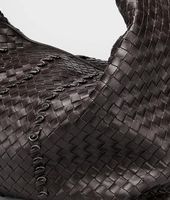 Bottega Veneta® Moro Light Calf Intrecciato Rings Sloane Bag Bottega Veneta® Moro Light Calf Intrecciato Rings Sloane Bag