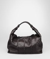 Bottega Veneta® Moro Light Calf Intrecciato Rings Sloane Bag Bottega Veneta® Moro Light Calf Intrecciato Rings Sloane Bag