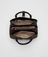 Bottega Veneta® Moro Light Calf Intrecciato Roma Bag Bottega Veneta® Moro Light Calf Intrecciato Roma Bag