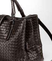 Bottega Veneta® Moro Light Calf Intrecciato Roma Bag Bottega Veneta® Moro Light Calf Intrecciato Roma Bag