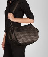 Bottega Veneta® Ebano Intrecciato Nappa Cross Body Bag
Bottega Veneta® Ebano Intrecciato Nappa Cross Body Bag