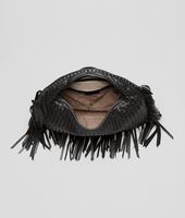 Bottega Veneta® Nero Intrecciato Nappa Fringe Large Veneta Bottega Veneta® Nero Intrecciato Nappa Fringe Large Veneta