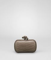 Bottega Veneta® Stone Soft Crocodile Fumé Knot
Bottega Veneta® Stone Soft Crocodile Fumé Knot