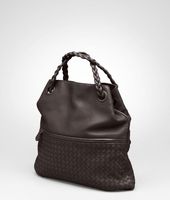 Bottega Veneta® Ebano Intrecciato Nappa Julie Bag Bottega Veneta® Ebano Intrecciato Nappa Julie Bag