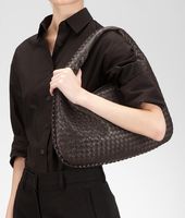 Bottega Veneta® Ebano Intrecciato Nappa Eyelets Veneta Bottega Veneta® Ebano Intrecciato Nappa Eyelets Veneta