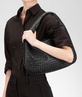 Bottega Veneta® Nero Intrecciato Nappa Eyelets Veneta Bottega Veneta® Nero Intrecciato Nappa Eyelets Veneta