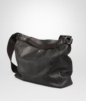 Bottega Veneta® Nero Intrecciomirage Lavé Cross Body Messenger Bottega Veneta® Nero Intrecciomirage Lavé Cross Body Messenger