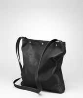 Bottega Veneta® Nero Washed Vintage Calf Cross Body Bag Bottega Veneta® Nero Washed Vintage Calf Cross Body Bag