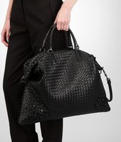 Bottega Veneta® Nero Intrecciato Nappa Circle Convertible Bag Bottega Veneta® Nero Intrecciato Nappa Circle Convertible Bag