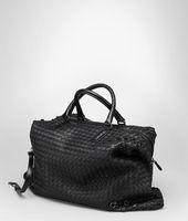 Bottega Veneta® Nero Intrecciato Nappa Circle Convertible Bag Bottega Veneta® Nero Intrecciato Nappa Circle Convertible Bag