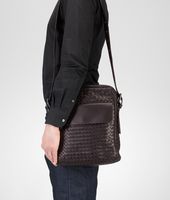 Bottega Veneta® Ebano Intrecciato VN Cross Body Bag Bottega Veneta® Ebano Intrecciato VN Cross Body Bag