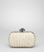 Bottega Veneta® Antique Nappa Intrecciato Fringes and Ayers Knot Bottega Veneta® Antique Nappa Intrecciato Fringes and Ayers Knot