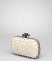 Bottega Veneta® Antique Nappa Intrecciato Fringes and Ayers Knot Bottega Veneta® Antique Nappa Intrecciato Fringes and Ayers Knot