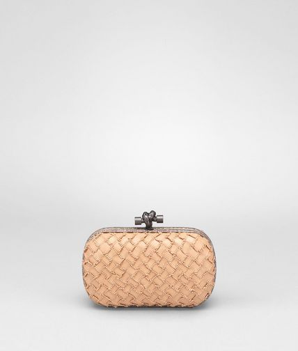 BOTTEGA VENETA - Poussin Nappa Intrecciato Fringes and Ayers Knot