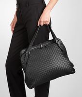 Bottega Veneta® Nero Intrecciato Nappa Bag Bottega Veneta® Nero Intrecciato Nappa Bag