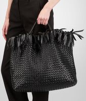 Bottega Veneta® Nero Nappa Vulcana Bag Bottega Veneta® Nero Nappa Vulcana Bag