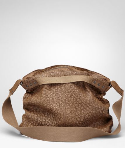 BOTTEGA VENETA - Washed Antique Ostrich Cross Body Bag