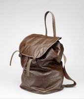 Bottega Veneta® Spalmato Linen Washed Vintage Calf Backpack Bottega Veneta® Spalmato Linen Washed Vintage Calf Backpack