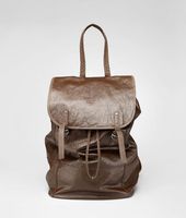 Bottega Veneta® Spalmato Linen Washed Vintage Calf Backpack Bottega Veneta® Spalmato Linen Washed Vintage Calf Backpack