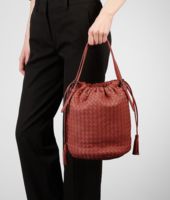Bottega Veneta® Tasche aus Nappaleder Intrecciato Bottega Veneta® Tasche aus Nappaleder Intrecciato
