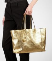 Bottega Veneta® Gold Intrecciomirage Tote Bottega Veneta® Gold Intrecciomirage Tote