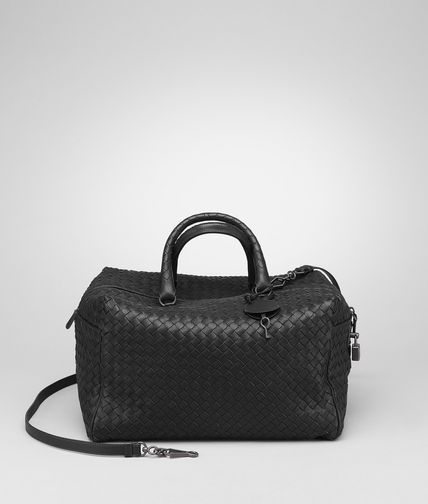 BOTTEGA VENETA - Nero Intrecciato Nappa Bag