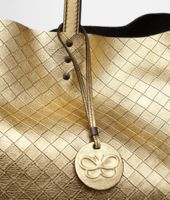 Bottega Veneta® Gold Intrecciomirage Large Tote Bottega Veneta® Gold Intrecciomirage Large Tote