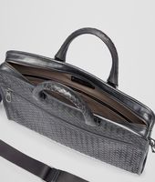 Bottega Veneta® Ardoise Intrecciato Light Calf Briefcase Bottega Veneta® Ardoise Intrecciato Light Calf Briefcase
